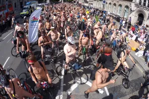 World Naked Bike Ride in London