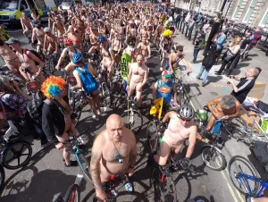 World Naked Bike Ride in London
