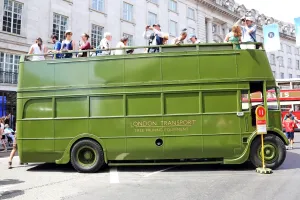 Year of the Bus Cavalcade in Regent Street, London, England