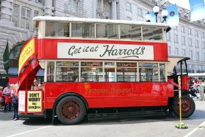 Year of the Bus Cavalcade in Regent Street, London, England
