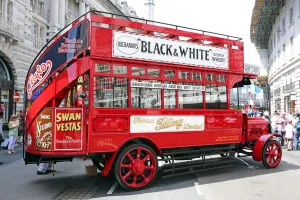 Year of the Bus Cavalcade in Regent Street, London, England