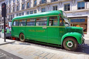 Year of the Bus Cavalcade in Regent Street, London, England